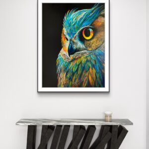 Sunset Horizon Owl - Limited Edition Print