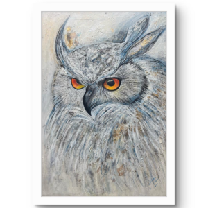 She Who Watches (Snow Owl) - Limited Edition Print