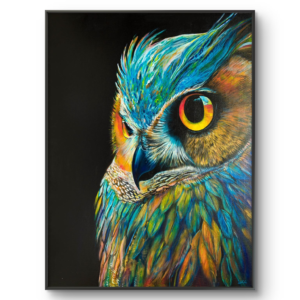 Sunset Horizon Owl - A2 size / 16.5 x 23.4 inch Limited Edition Fine Art Print