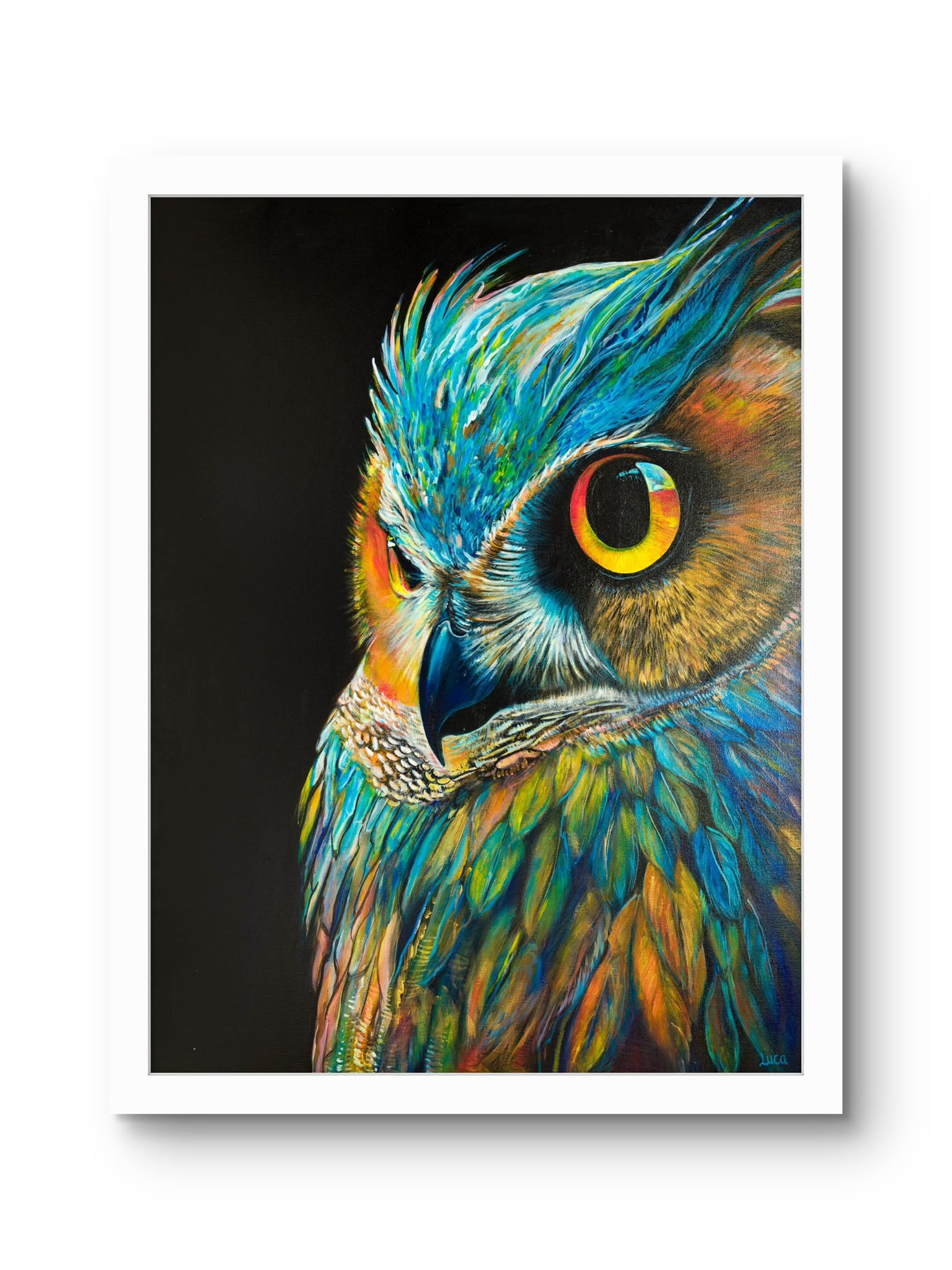 Sunset Watcher Owl - Limited Edition Print