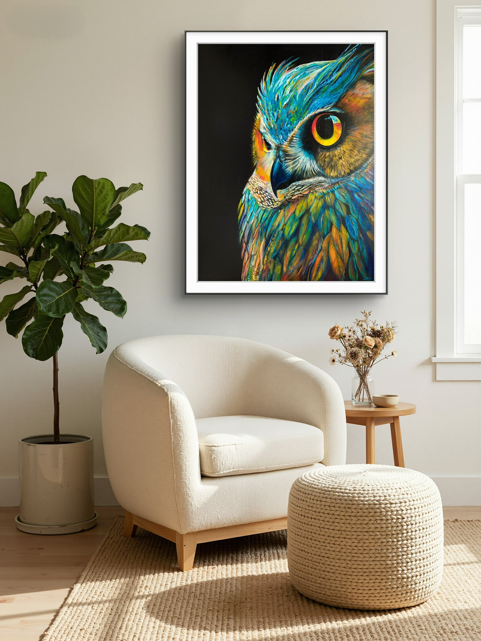 Sunset Watcher Owl - Limited Edition Print - Image 3